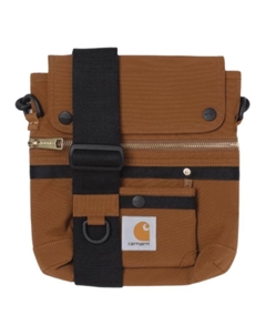 Нейлоновая кроссбоди сумка через плечо унисекс кофе, Coffee Carhartt wip