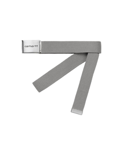 Полиэстеровый ремень унисекс серый шириной 3,4 см, Gray Carhartt wip