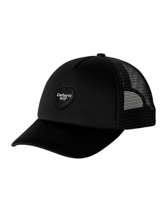 Кепка с нашивкой в виде сердца, Black Carhartt wip