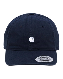 Хлопковая бейсболка унисекс, NYA/Army Blue Carhartt wip