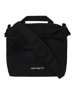 Полиэстеровый наплечный рюкзак через плечо мужская сумка черный, Black Carhartt wip