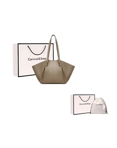 Верхняя кожаная сумка тоут через плечо среднего размера женская многоцветная, Apricot Carnival keep