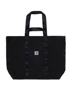 Полиамидная сумка-шоппер унисекс черная, Black Carhartt wip