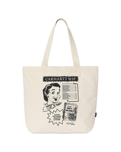 Хлопковая сумка-шопер, Ecru Carhartt wip