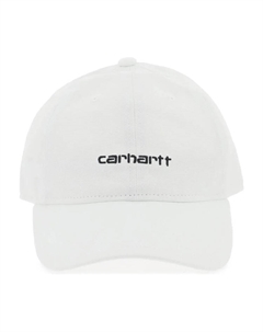 Бейсболка с вышитым логотипом, White Carhartt wip