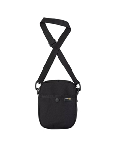 Полиэстеровая сумка через плечо, повседневная унисекс черная, Black Carhartt wip