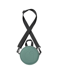 Нейлоновая наплечная сумка через плечо унисекс зеленая, Green Carhartt wip