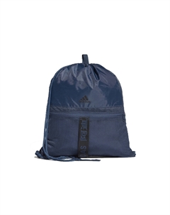 Полиэстеровый рюкзак с завязками унисекс темно-синий Adidas