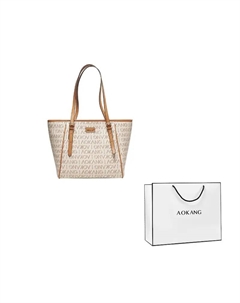 Мамина большая плечевая сумка из ПВХ, Ecru-1950 Aokang