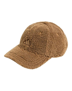 Переработанная полиэстеровая флисовая бейсболка унисекс бело-коричневая, Brown Adidas