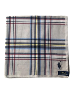 Хлопковый шелковый шарф унисекс белый, White Polo ralph lauren