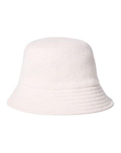 Шерстяная ведро шляпа женская цвет слоновая кость черный верблюд, Ivory Uniqlo