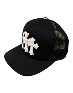 Кепка дальнобойщика, Black Chrome hearts