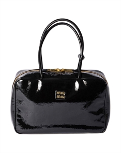 Женская сумка из овчины черная Miu miu