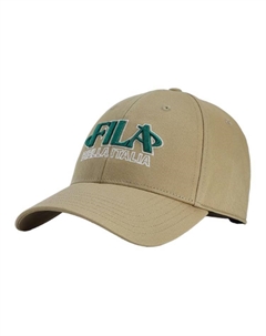 Хлопковая бейсболка унисекс песчано-каменного цвета хаки, Sand Stone Khaki Fila