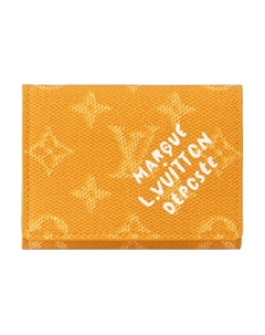 Желтый визитница Louis vuitton