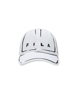 Бейсболка хлопковая унисекс белая, Standard White Fila