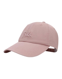 Оригинальная хлопковая бейсболка унисекс розовая, Pink Fila