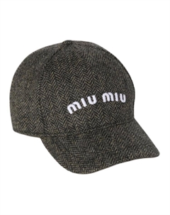 Бейсболка женская шиферно-серая, Slate Gray Miu miu