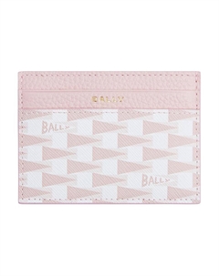 Женский розовый картхолдер из коровьей кожи Bally