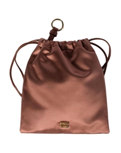 Сатиновый клатч Miu miu