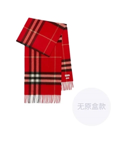 Проверь принт кашемировый шарф, Red Burberry