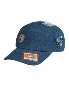 HERMES Хлопковая бейсболка мужская синяя, Blue Hermès