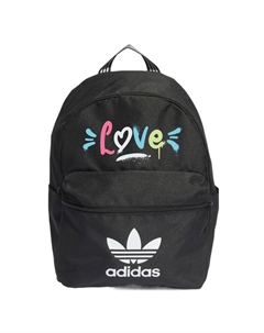 Полиэстеровый рюкзак обычный унисекс черный, Love Adidas originals