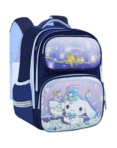 Детский рюкзак из полиэстера с искусственной кожей фиолетовый синий розовый, Cinnamon dog sapphire blue Sanrio