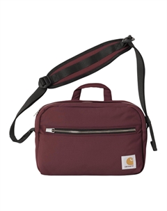 Нейлоновая наплечная сумка унисекс бордового цвета, Burgundy Carhartt wip