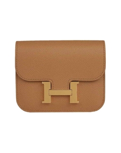 HERMES Констанс Слим Клатч Кошелек Поясная Сумка Женская 2S Кунжут Hermès