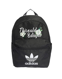 Полиэстеровый рюкзак обычный унисекс черный, Floral Adidas originals
