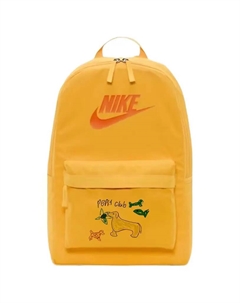 Тканевый рюкзак унисекс оранжевый Hermes, Graffiti Puppy Nike