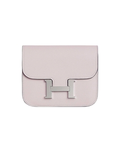 HERMES Элегантный поясной кошелек-клатч из телячьей кожи Hermès