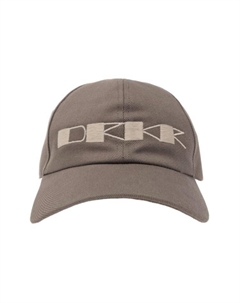 Хлопковая бейсболка мужская коричневая, Brown Rick owens drkshdw