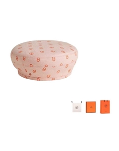HERMES Берет Chaine D'Ancre, Pink Hermès