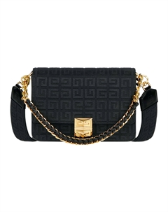 Чёрная женская сумка через плечо из коровьей кожи 4G Givenchy