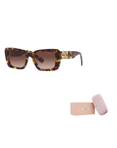 Солнцезащитные очки с квадратной оправой, Tortoiseshell Miu miu