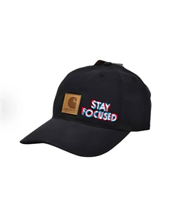 Хлопковая бейсболка унисекс черная, Black Carhartt