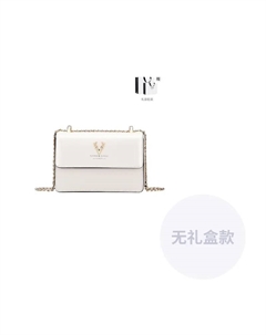 Кожаная сумка через плечо, Ecru (Gold Chain) 5561A-23W3 Tucano