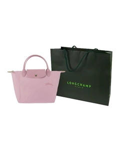 Сумка Le Pliage Green Cow Leather Trumpets женская розовая Longchamp