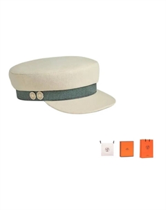 HERMES Берет женский, White Hermès