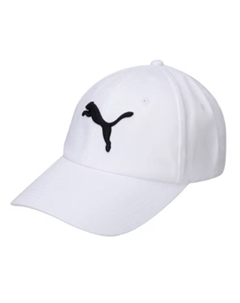 Хлопковая бейсболка унисекс белая, White Puma