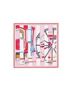 HERMES Шёлковый шарф винтажный розовый, Vintage Pink Hermès