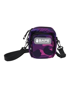 Синтетическая поясная сумка мужская разноцветная, Purple A bathing ape®