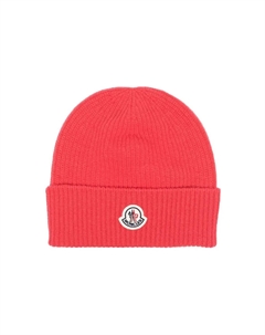 Красная мужская шапка бини, Red Moncler