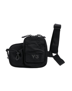 Полиэстеровая наплечная сумка Y3 мужская черная Y-3