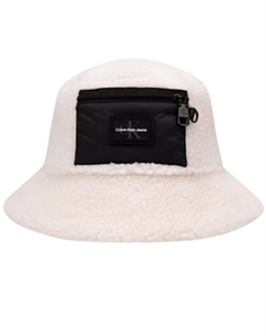 Панама из полиэстера для женщин, 283-Ivory Calvin klein