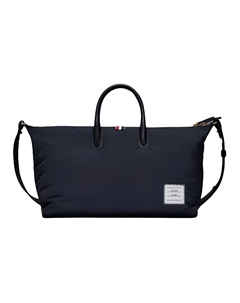 Средняя мужская сумка из полиэстера черная Thom browne