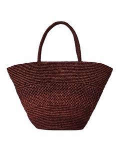 Женская сумка из рафии Мока The row